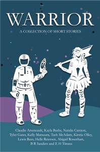 Book cover: WARRIOR – a collection of short stories from Ink & Locket Press